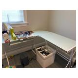 Extended L-shaped Modular Desk