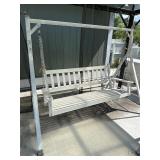 White Porch Swing