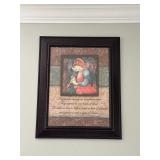 "An Angel Playing a Flageolet" Framed Print