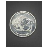 1oz .999 Silver Buffalo Round