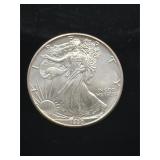 1990 American Silver Eagle 1 oz silver