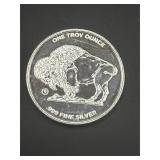 1oz .999 Silver Buffalo Round