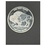 1oz .999 Silver Buffalo Round