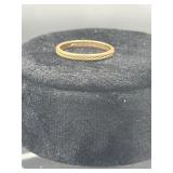 14kt Yellow Engraved Band