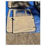 SET OF 2 SOFT FRONT DOORS WITH HANDLES (TAN)