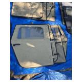 SET OF 4 SOFT DOORS WITH HANDLES (TAN)