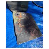 1 METAL 1/2 DOOR WITH HINGE AND LATCH