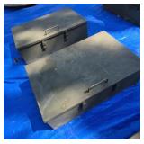 2 METAL BOXES