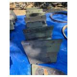 7 HMMWV INTERIOR HOODS, ENGINE COVERS