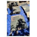 1 LOT OF 5 UNASSEMBLED BLAST DOORS WITH HARDWARE