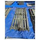 SET OF TROOP BENCH SEATS (GRN)