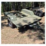 1997 7x7 Military Style Generator Trailer