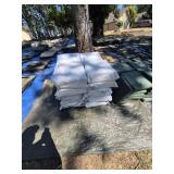 4 STACKS OF 5 NEW SEAT CUSHIONS,  2 EA. IN BAGS