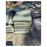 5 STACKS OF 6 SEAT CUSHIONS   (30 TOTAL)