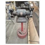 20SCHADER BENCH GINDER ON STAND