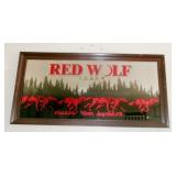 RED WOLF LAGER MIRROR