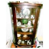 CURVED GLASS CHINA CABINET