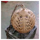 CAST IRON SWAG LAMP