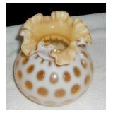 FENTON HONEYSUCKLE VASE