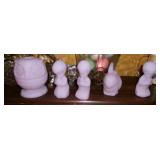 FENTON LAVENDER PRAYING FIGURES