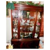 CURVED GLASS CHINA CABINET