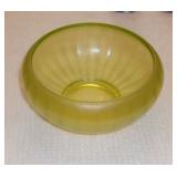 FEWDERAL GLASS RIBBED BOWL