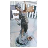 BRONZE FAIRY SCULPTURE