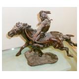 FM INDIAN HUNTER SCULPTURE J WEAVER