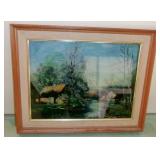 REVERSE PAINTING ON GLASS