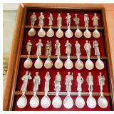 PEWTER SPOON SET
