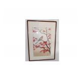 TOSHA YOSHIDA WOODCUT PRINT