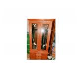 CUSTOM OAK GUN CABINET