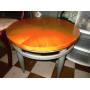 small woodtop endtable