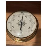 Elwest Germany brass thermometer