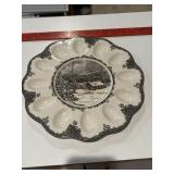 Johnson Brothers egg plate