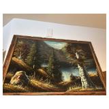 Lg painting on velvet