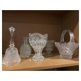 Glass vases, bell