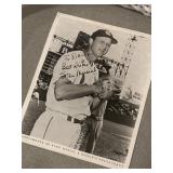 Autographed picture of Stan Musial