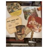 Funeral home ephemera-fans