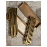 2-New in box, solid brass mail slots