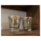 Vintage Fred Press Lowball Cocktail Barware