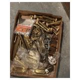 Box lot brass door hardware