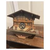 Vintage German cuckoo clock untested