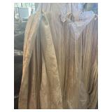 Vtg toile cream curtains