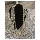 Faux pearls