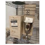 6 International silver Company water goblets