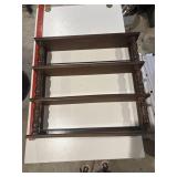 Wooden knickknack shelf