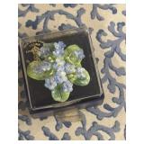 NIB Staffordshire England brooch