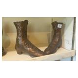 Victorian bronze womenï¿½s boots