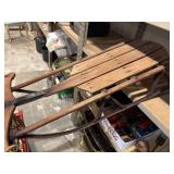 Vtg wooden sled